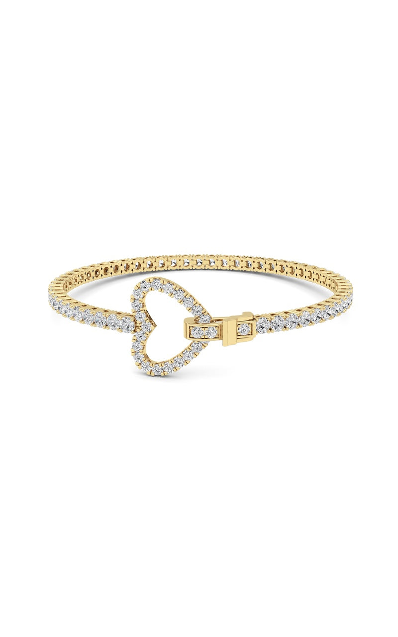 14K White Gold Bracelet KJ02792B.RD-5-21F