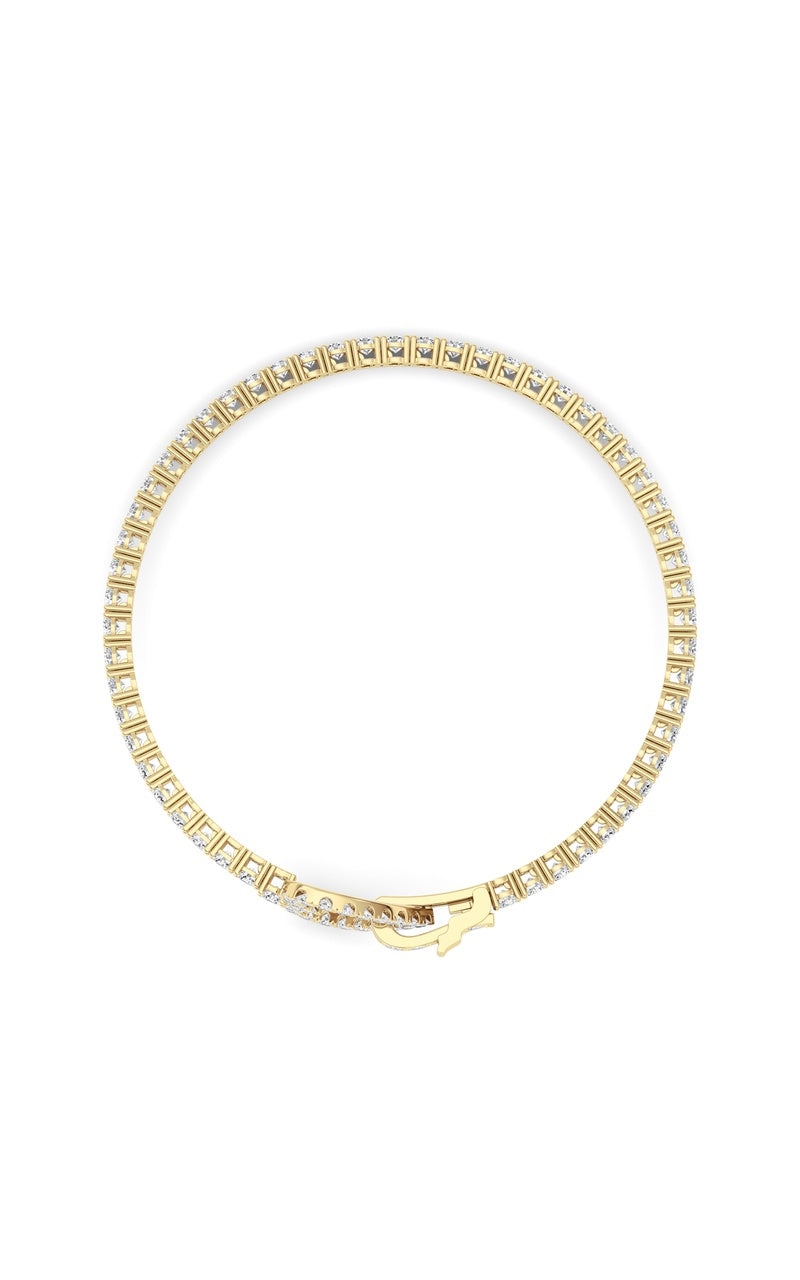 14K White Gold Bracelet KJ02792B.RD-5-21F
