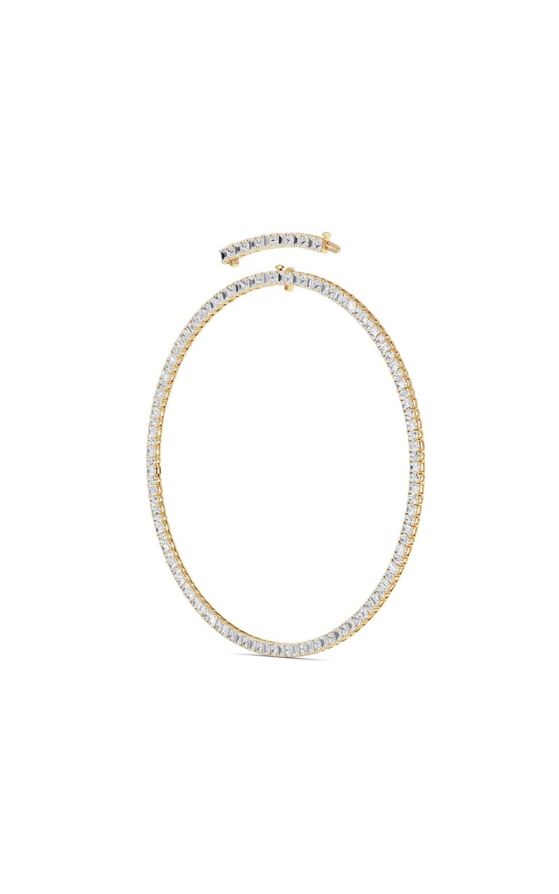 33Cttw Emerald Lab Grown Diamond (F/VS ) Necklacein 14K Gold