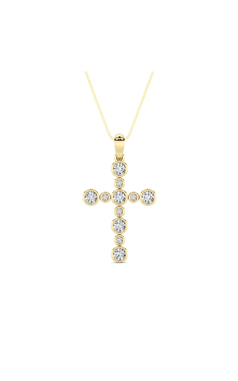 14K Yellow Gold Necklace KJ02507P.RD-1-22F