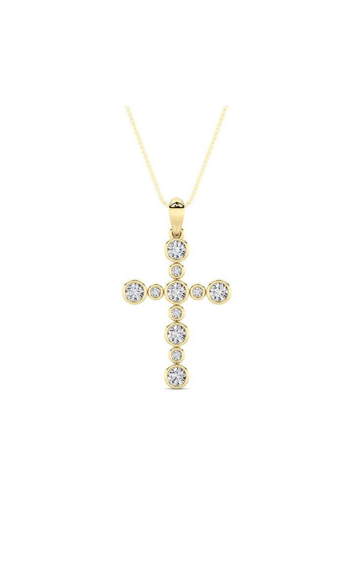 14K Yellow Gold Necklace KJ02507P.RD-1-22F
