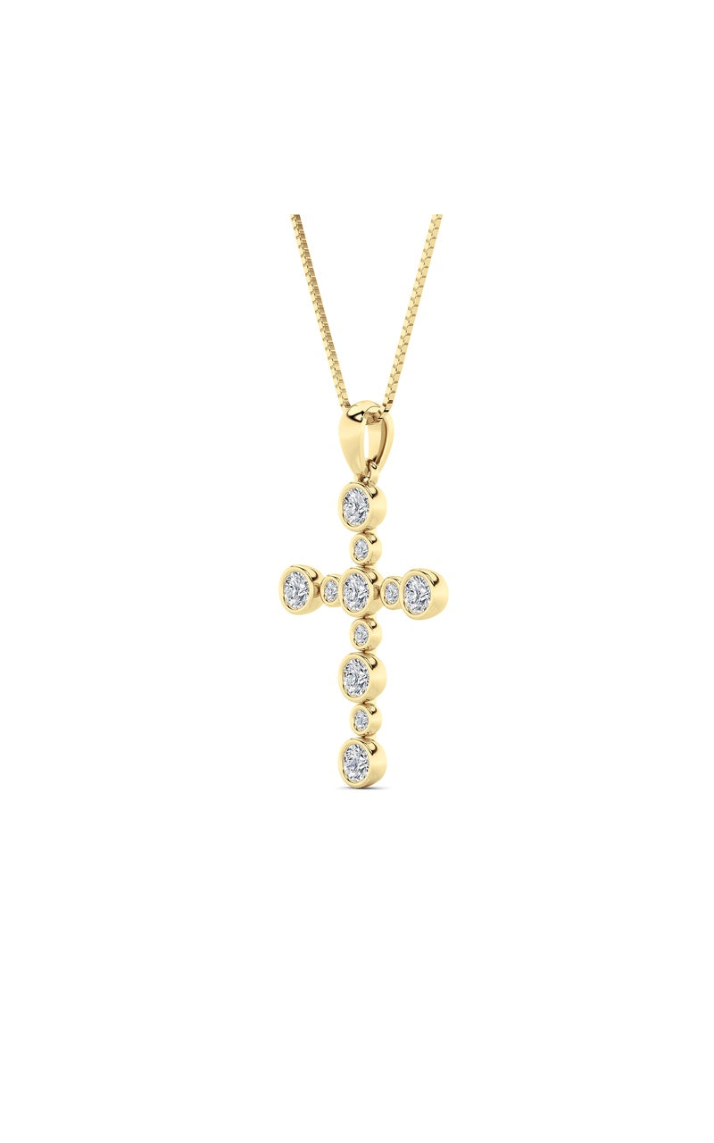 14K Yellow Gold Necklace KJ02507P.RD-1-22F