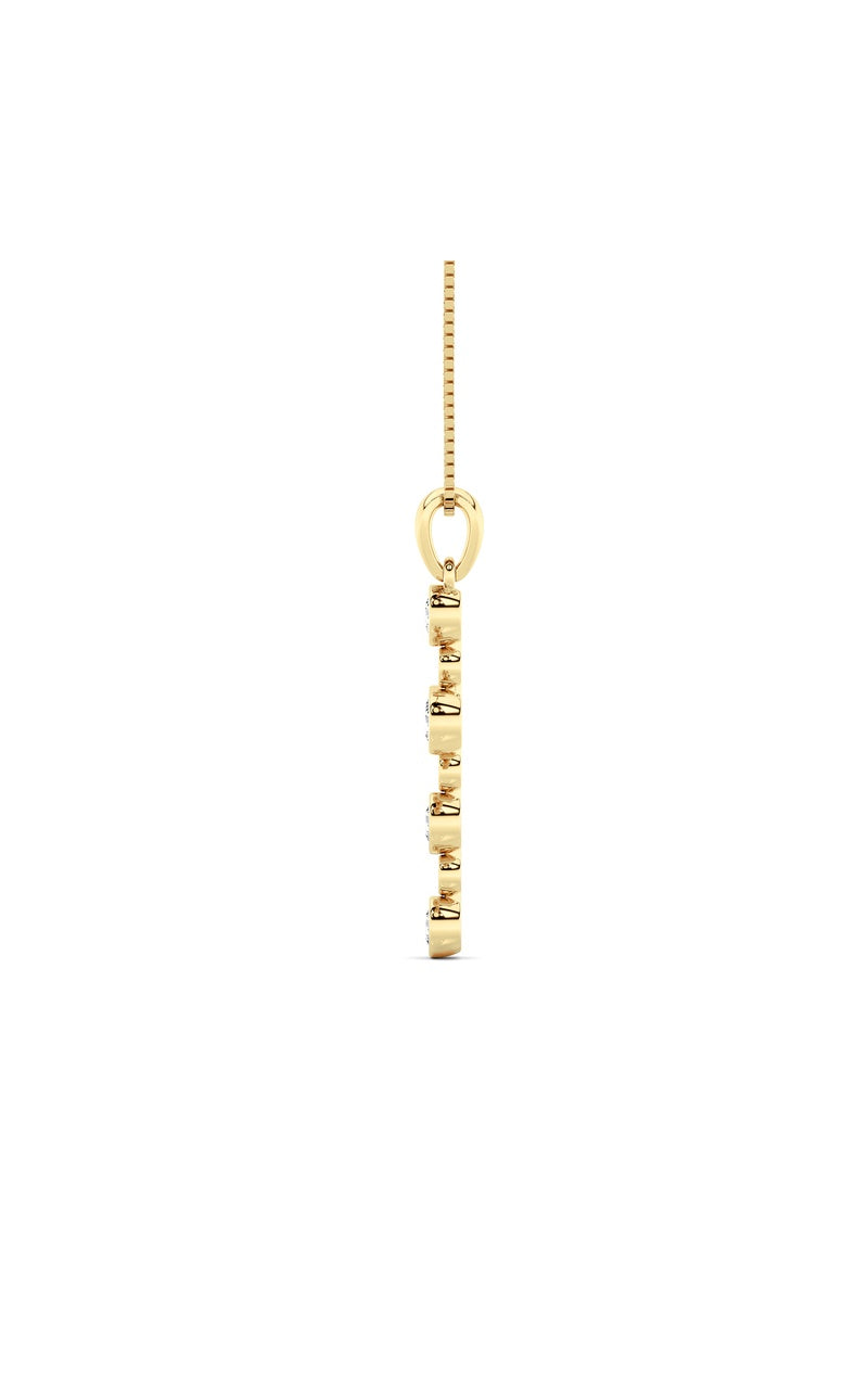 14K Yellow Gold Necklace KJ02507P.RD-1-22F