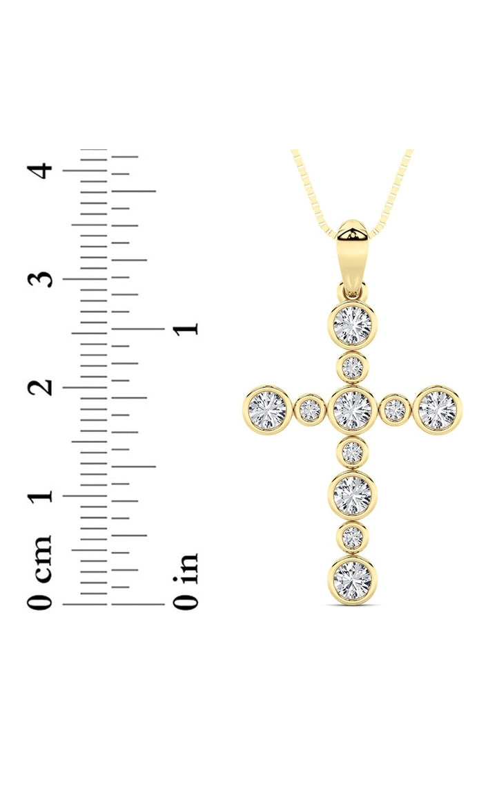 14K Yellow Gold Necklace KJ02507P.RD-1-22F