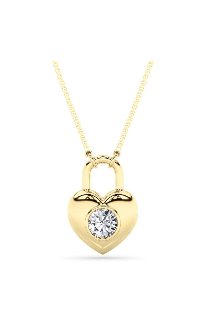 14K Yellow Gold Necklace KJ02570N.RD-0.5-22F