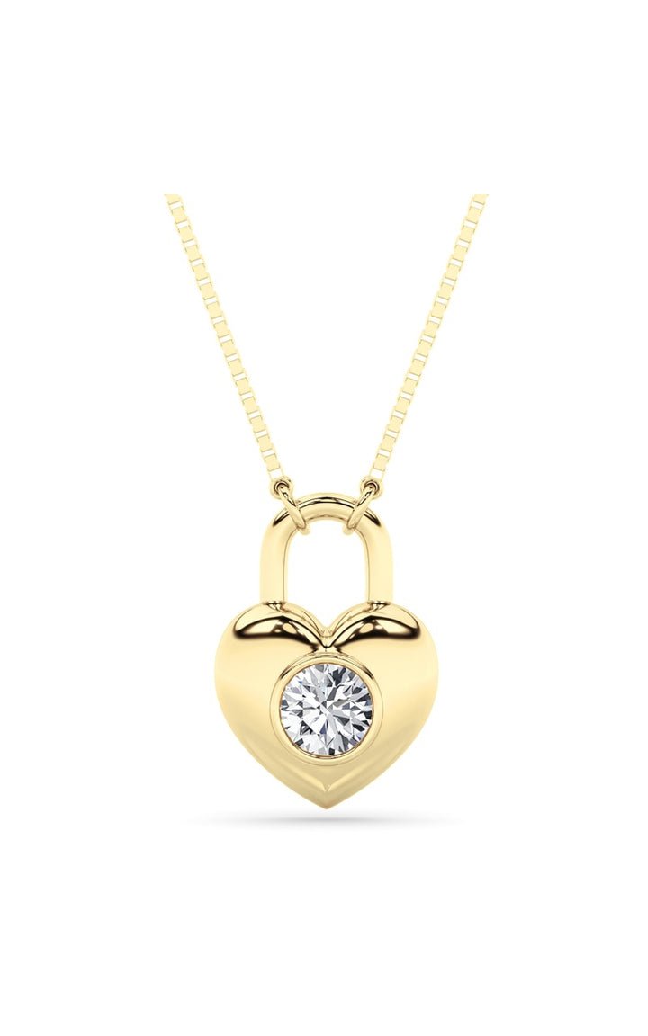 14K Yellow Gold Necklace KJ02570N.RD-0.5-22F