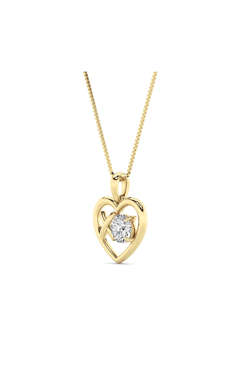 14K Yellow Gold Necklace KJ02701P.RD-1-22F