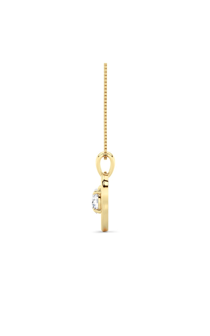 14K Yellow Gold Necklace KJ02701P.RD-1-22F