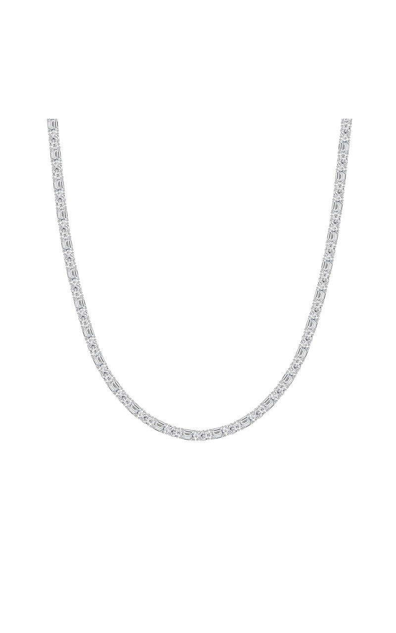14K White Gold Necklace KJ02900N.EM-25-21F