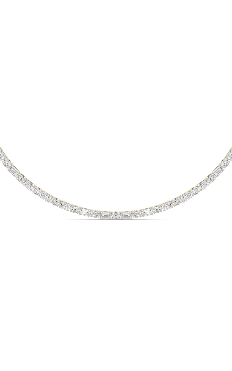 14K White Gold Necklace KJ02900N.EM-25-21F