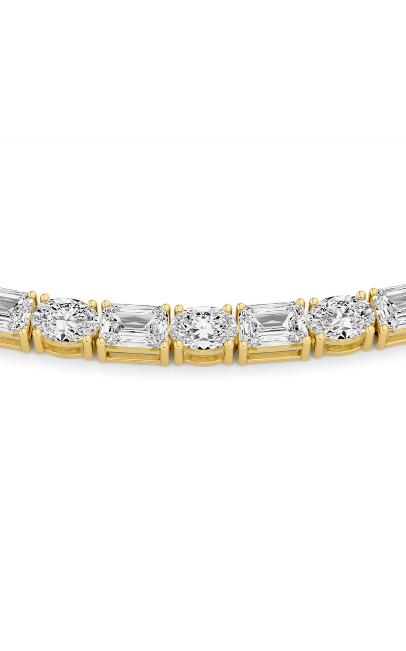 14K White Gold Necklace KJ02900N.EM-25-21F
