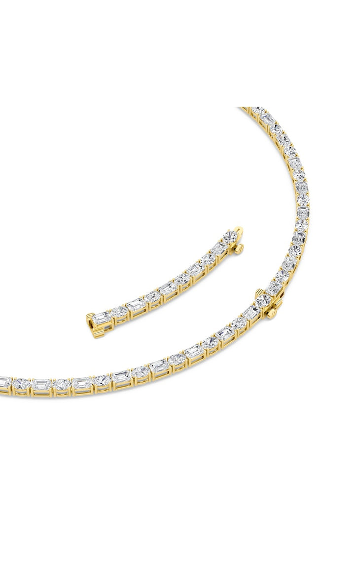 14K White Gold Necklace KJ02900N.EM-25-21F