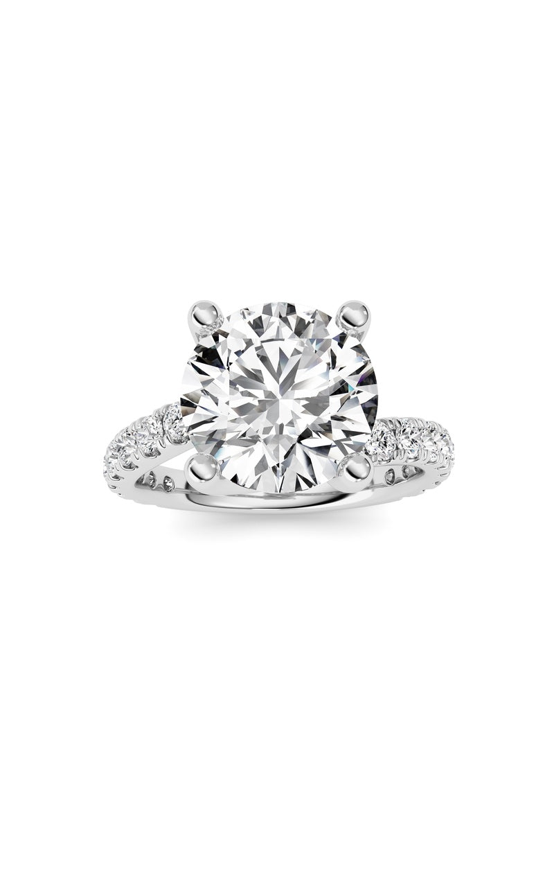 14K White Gold Ring KJ02394R.RD-3.75-21F