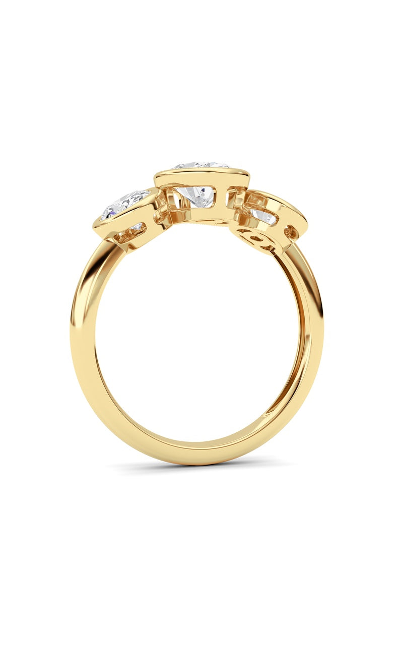 14K Yellow Gold Ring KJ02697R.OV-2-22F