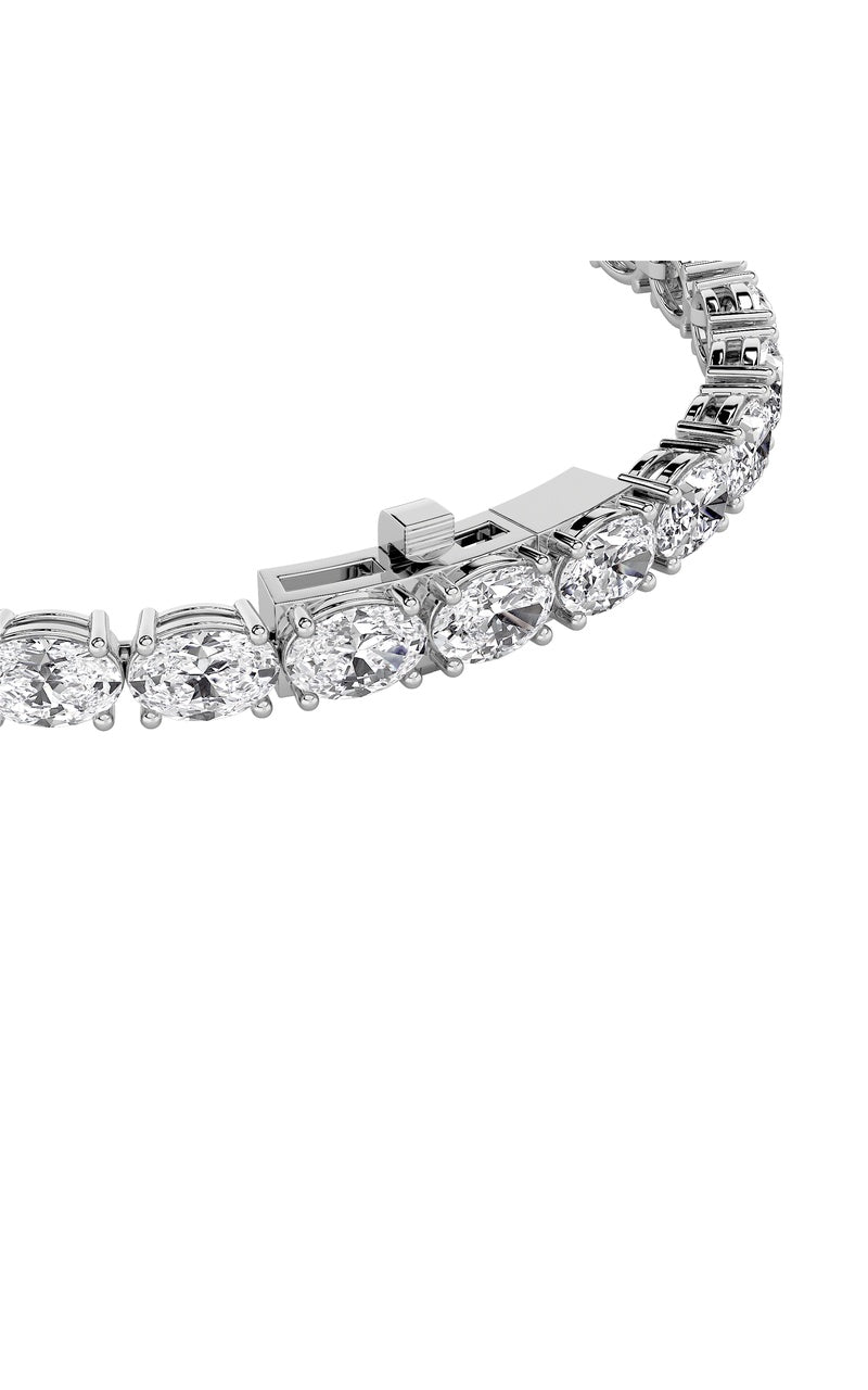 14K White Gold Bracelet KJ01991B.OV-12-21F