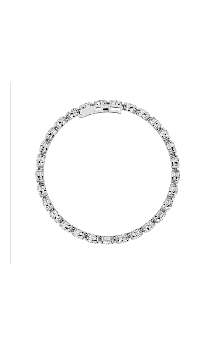 14K White Gold Bracelet KJ01991B.OV-15-21F