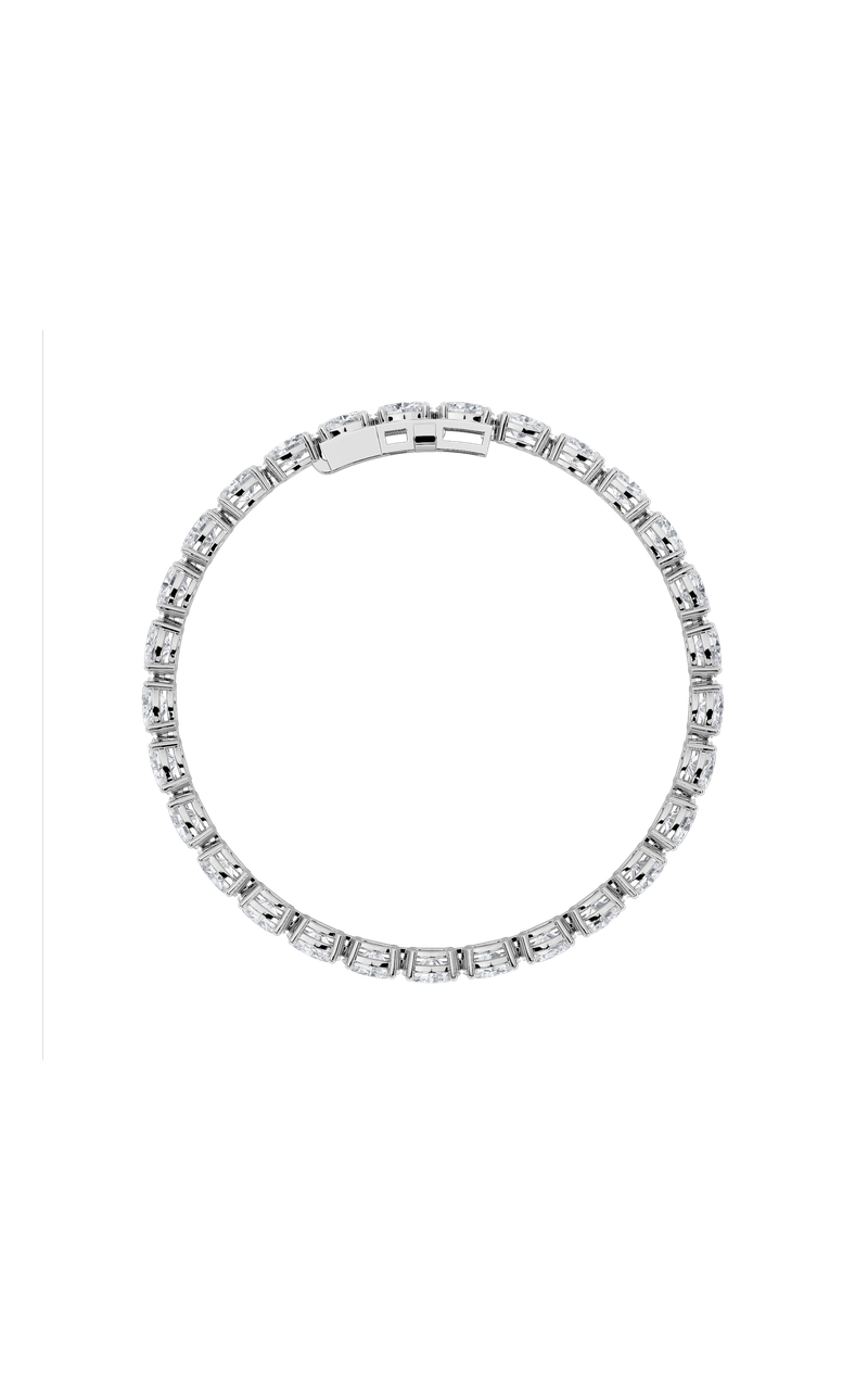 14K White Gold Bracelet KJ01991B.OV-5-21F