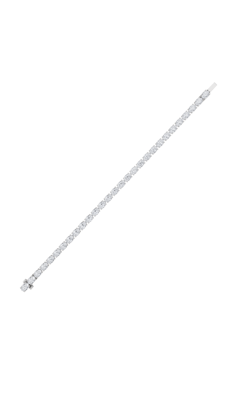 14K White Gold Bracelet KJ01991B.OV-5-21F