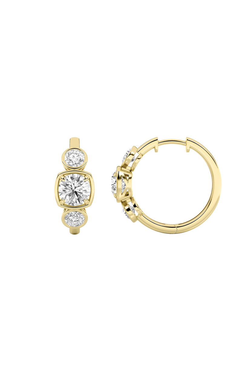 14K Yellow Gold Earring KJ01881H.RD-3-22F