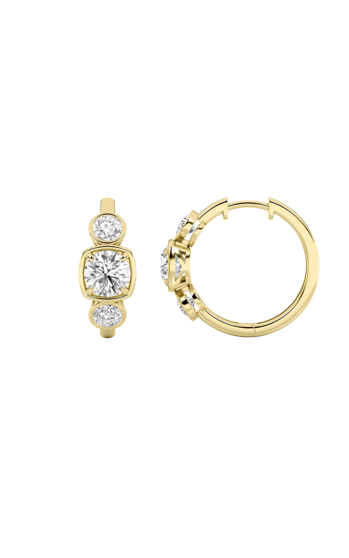 14K Yellow Gold Earring KJ01881H.RD-3-22F