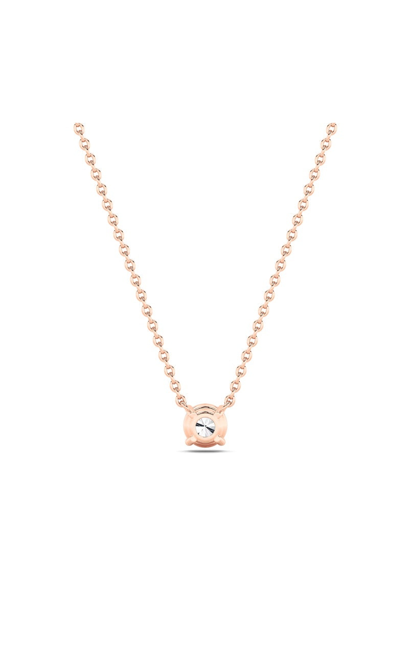1.5CTW Round Shaped Lab Grown Diamond (F/VS)  Necklace in 14K Gold