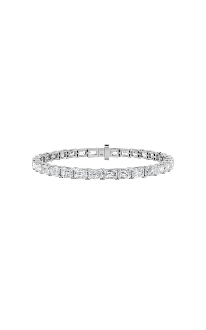 14K White Gold Bracelet KJ01991B.EM-15-21F