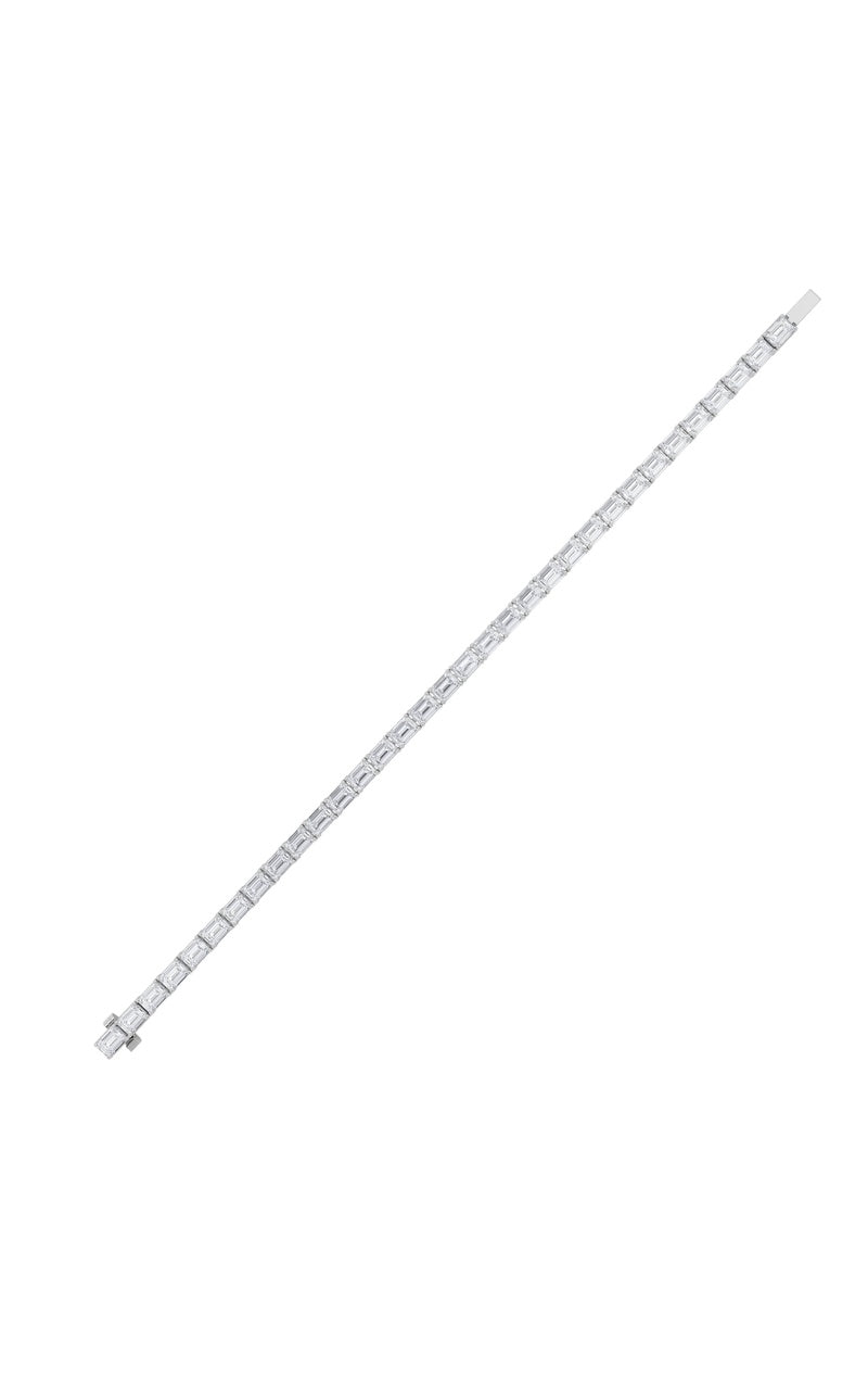 14K White Gold Bracelet KJ01991B.EM-15-21F