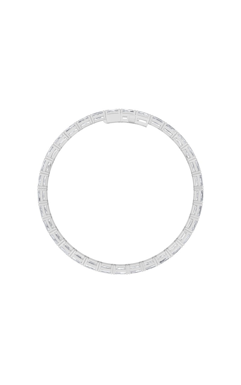 14K White Gold Bracelet KJ01991B.EM-15-21F