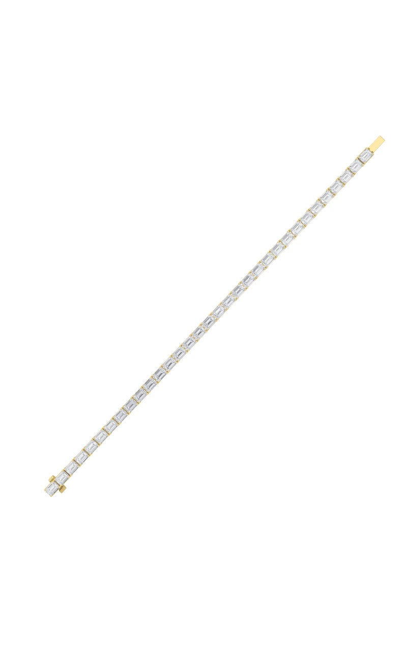 14K White Gold Bracelet KJ01991B.EM-5-21F