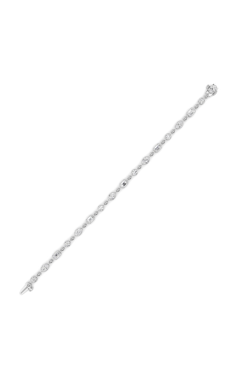 14K White Gold Bracelet KJ03210B.MX-5-21F