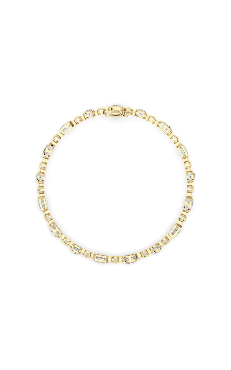 14K White Gold Bracelet KJ03210B.MX-5-21F