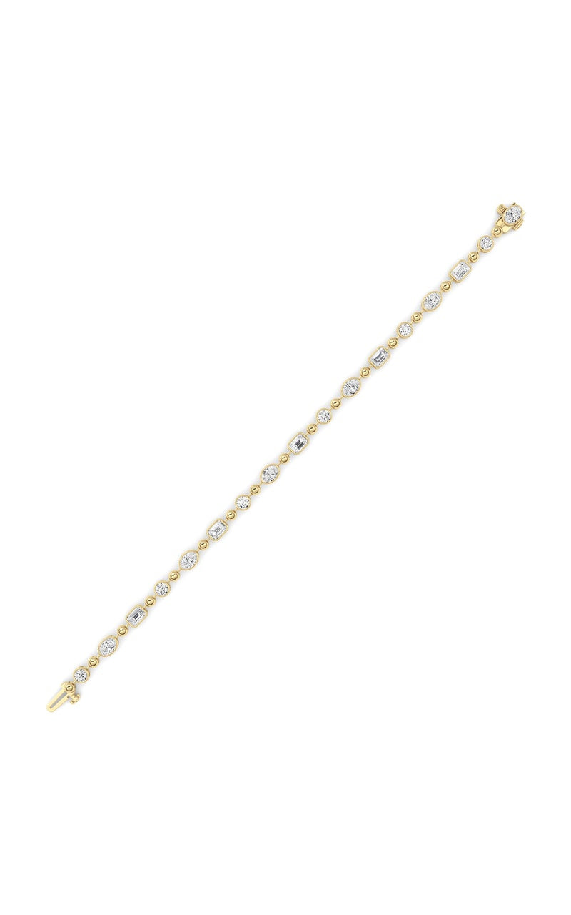 14K White Gold Bracelet KJ03210B.MX-5-21F
