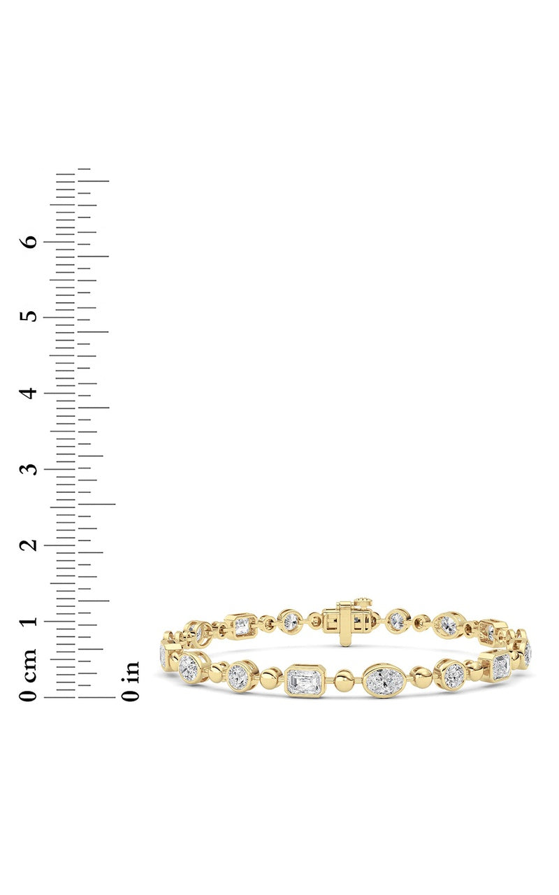 14K White Gold Bracelet KJ03210B.MX-5-21F