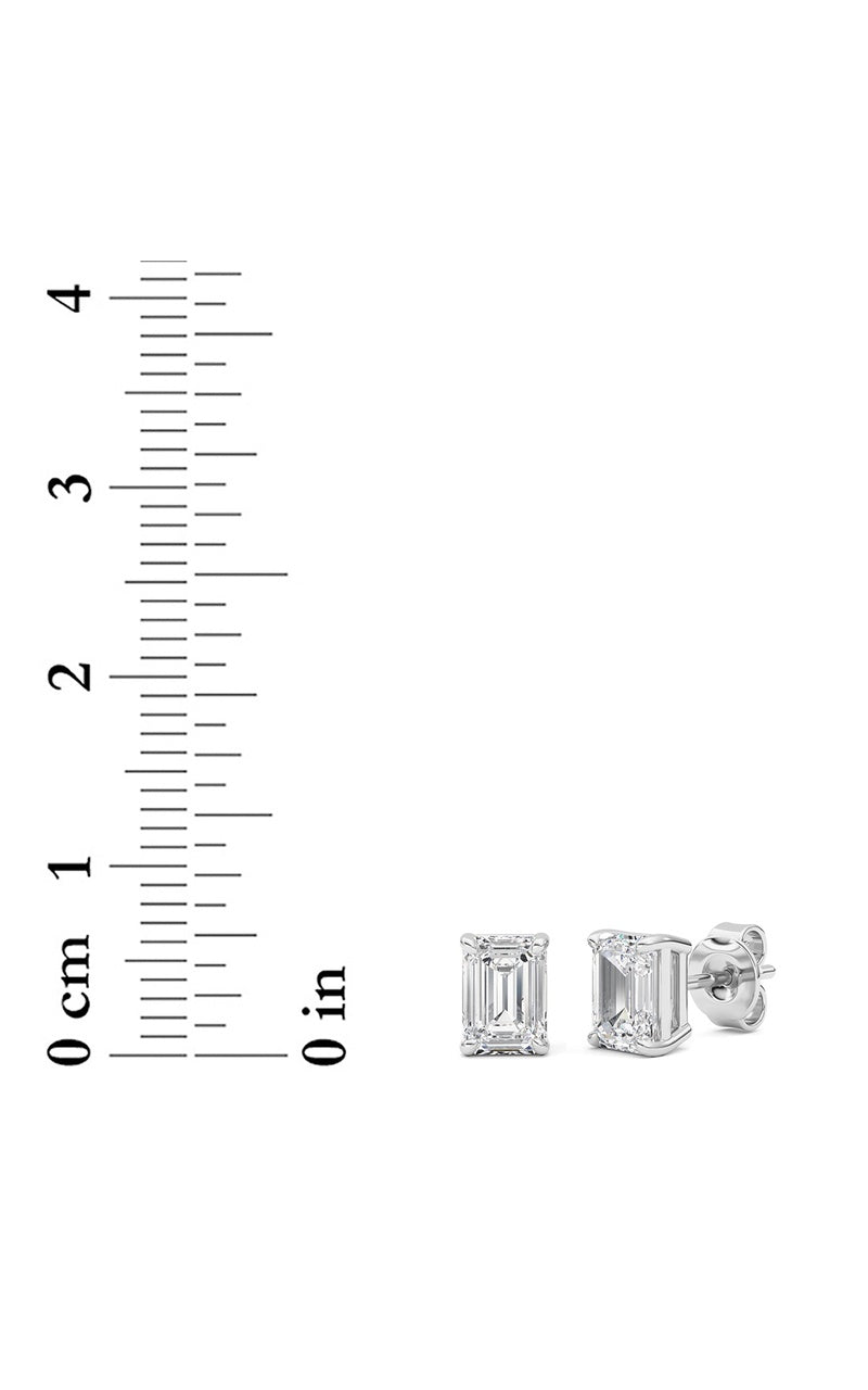 14K White Gold Earring KJ00206E.EM-2-21F
