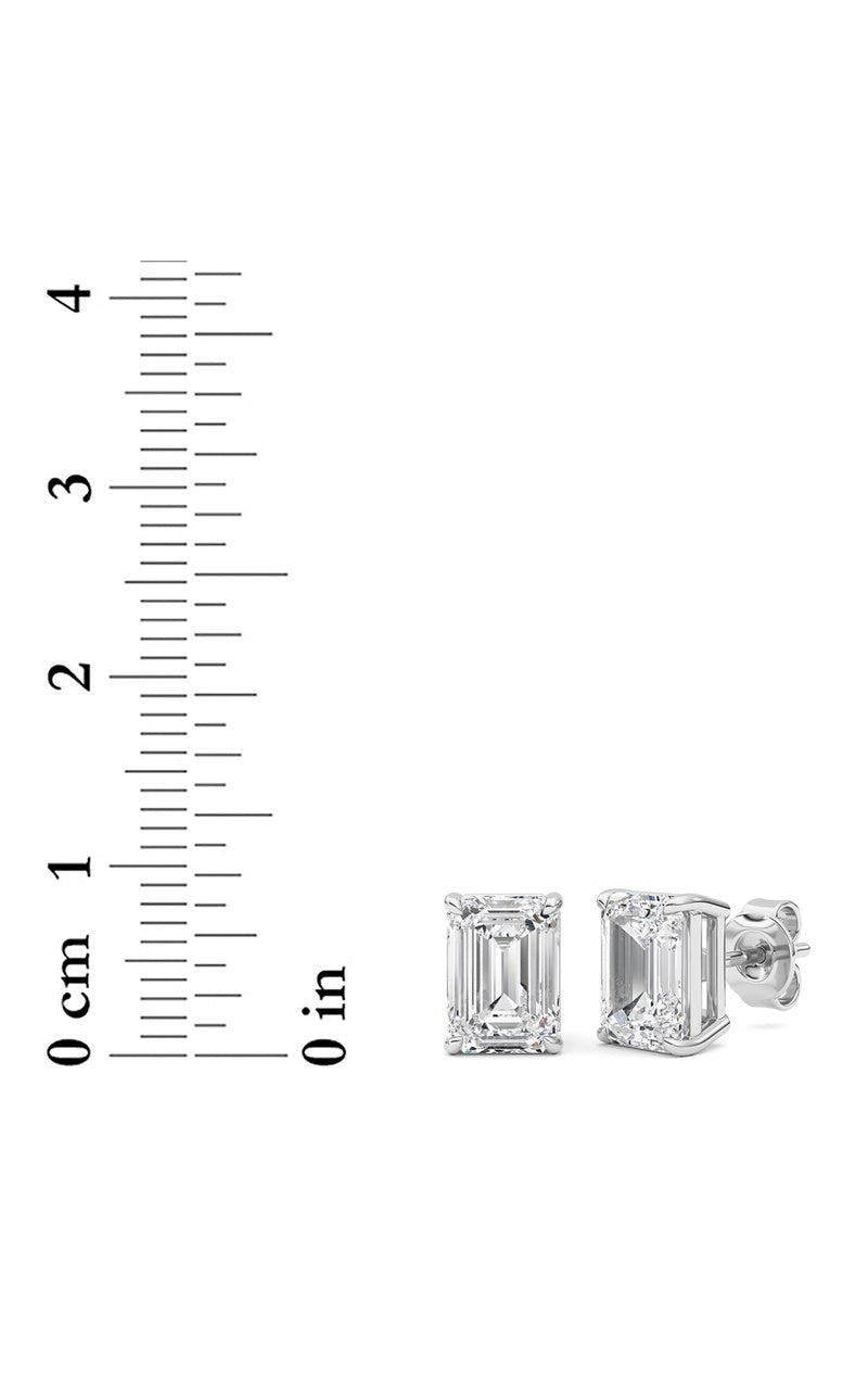 14K White Gold Earring KJ00206E.EM-4-21F