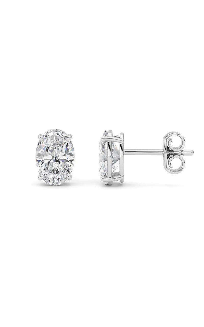 14K White Gold Earring KJ00206E.OV-4-21F