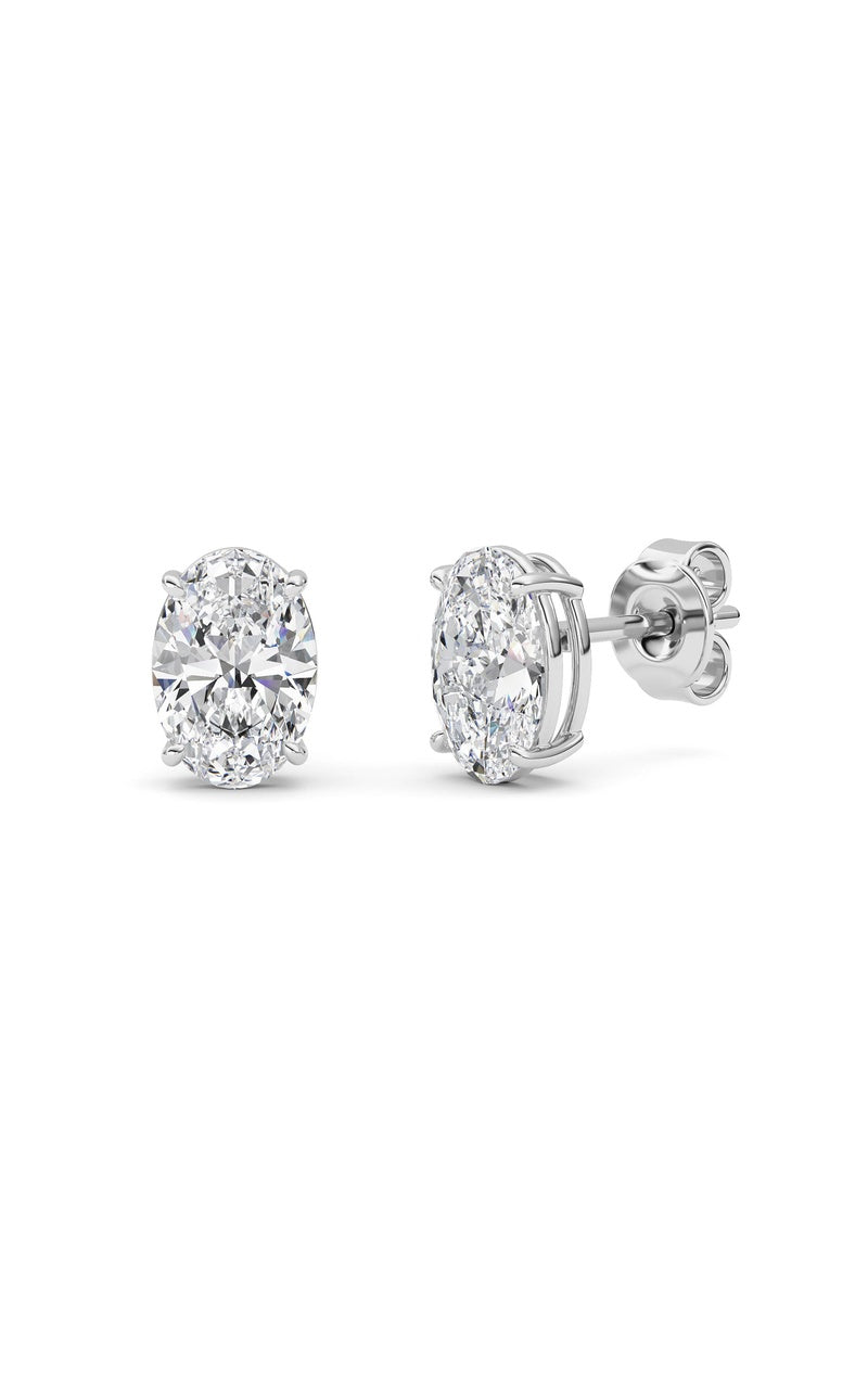 14K White Gold Earring KJ00206E.OV-4-21F