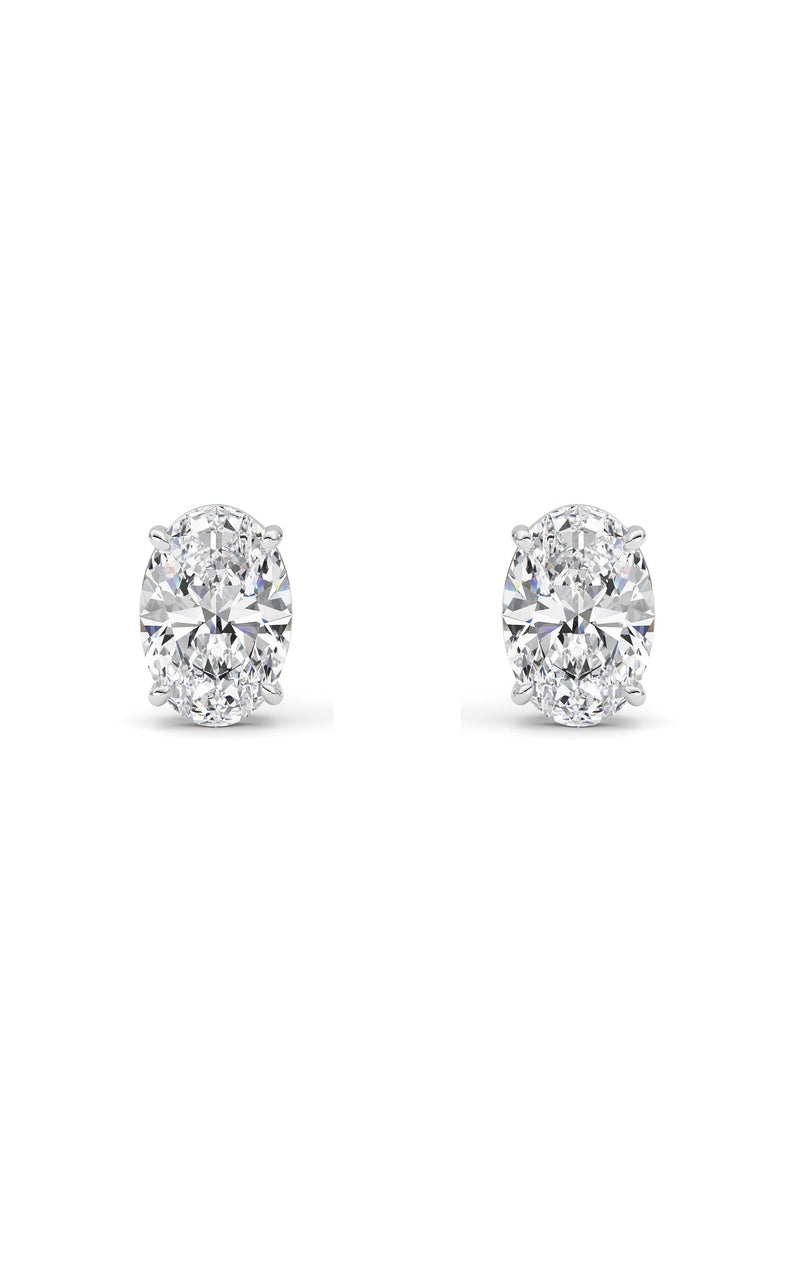 14K White Gold Earring KJ00206E.OV-4-21F