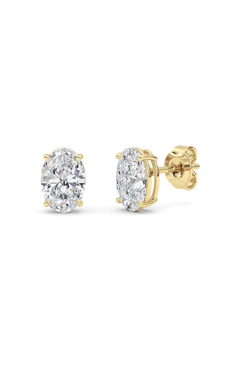 14K White Gold Earring KJ00206E.OV-4-21F