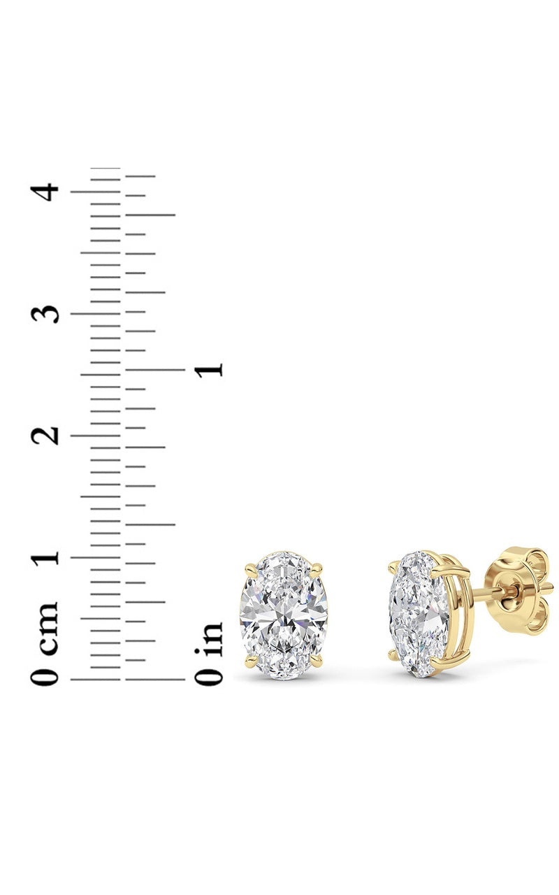 14K White Gold Earring KJ00206E.OV-4-21F