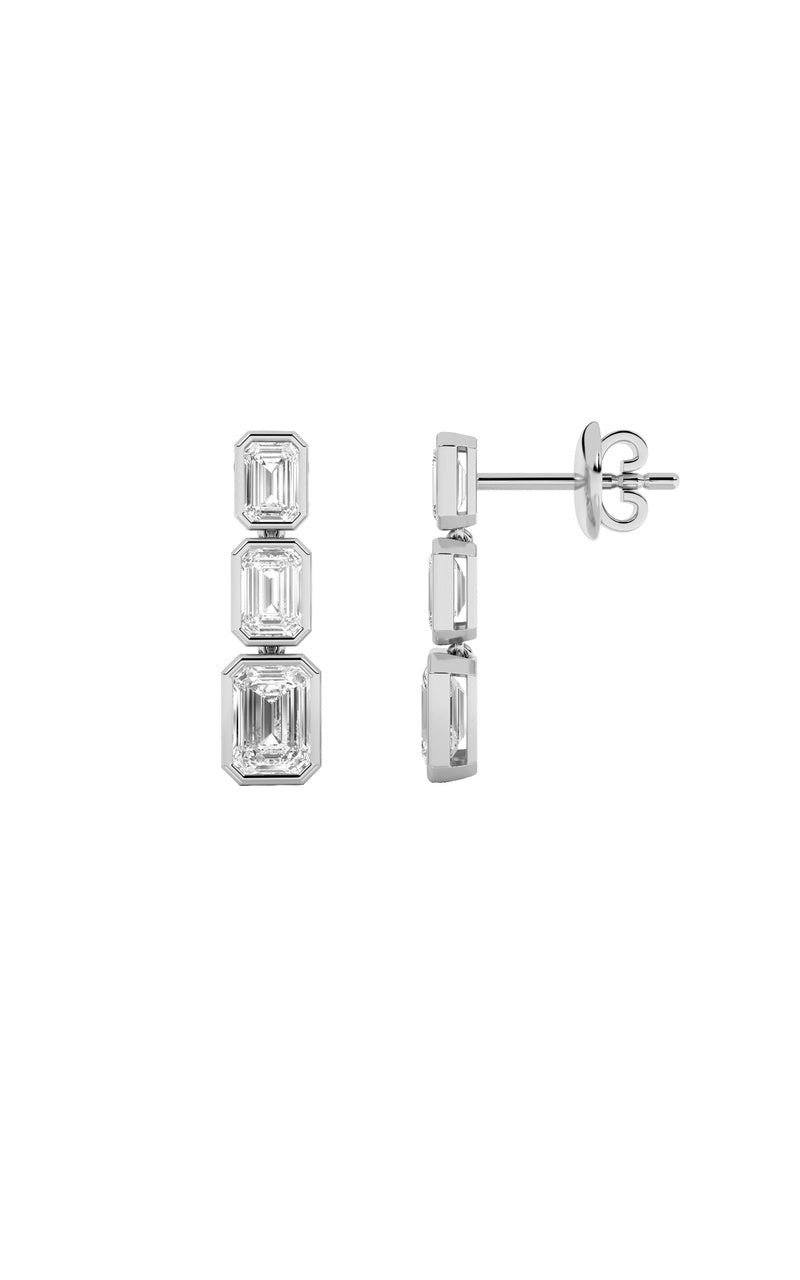 14K White Gold Earring KJ01944E.EM-5-21F