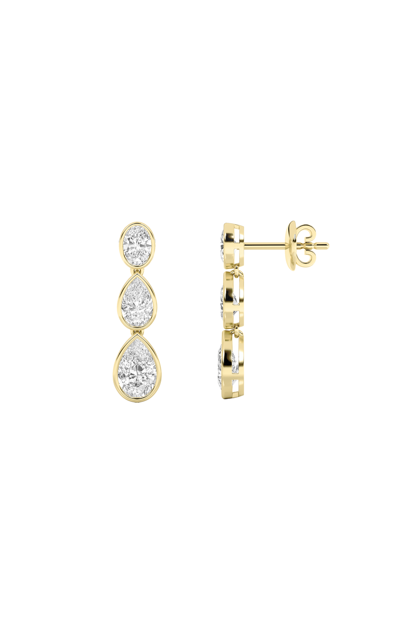 14K White Gold Earring KJ01944E.PS-5-21F