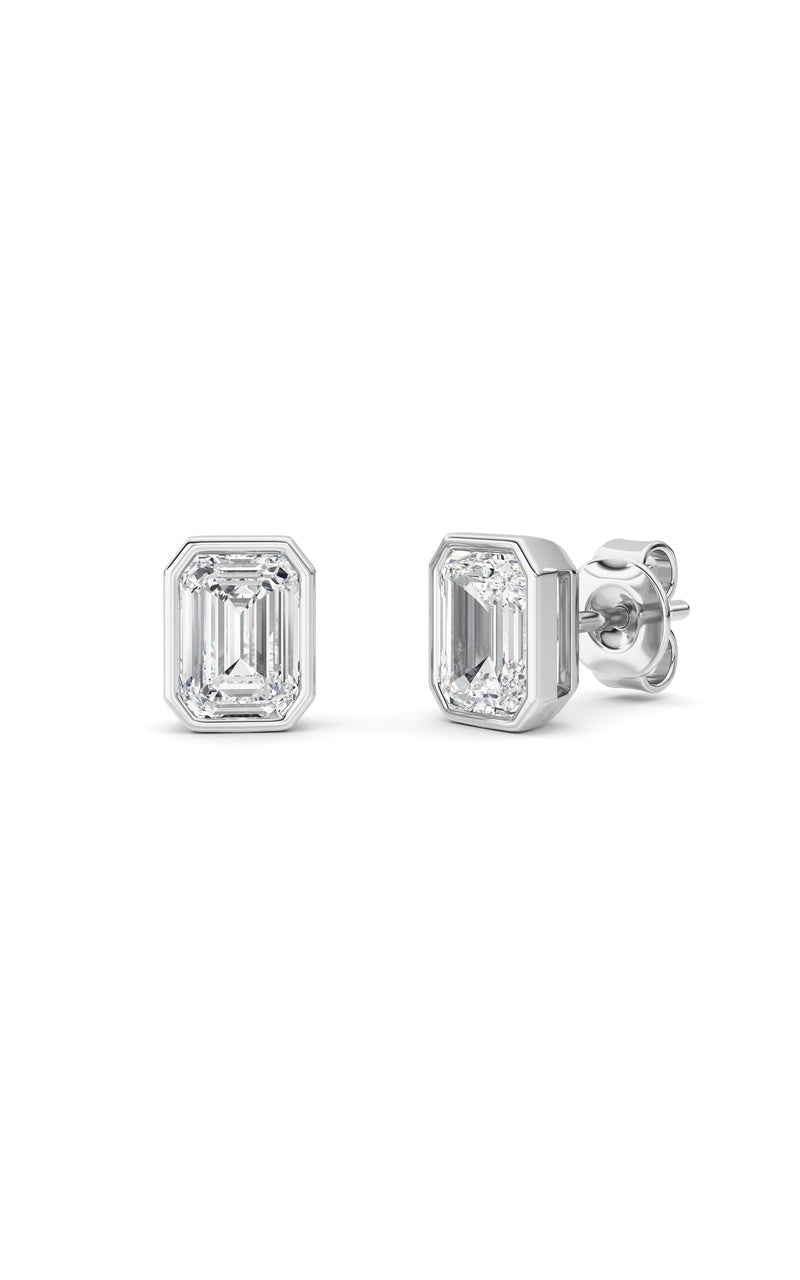 14K White Gold Earring KJ40039E.EM-2-21F