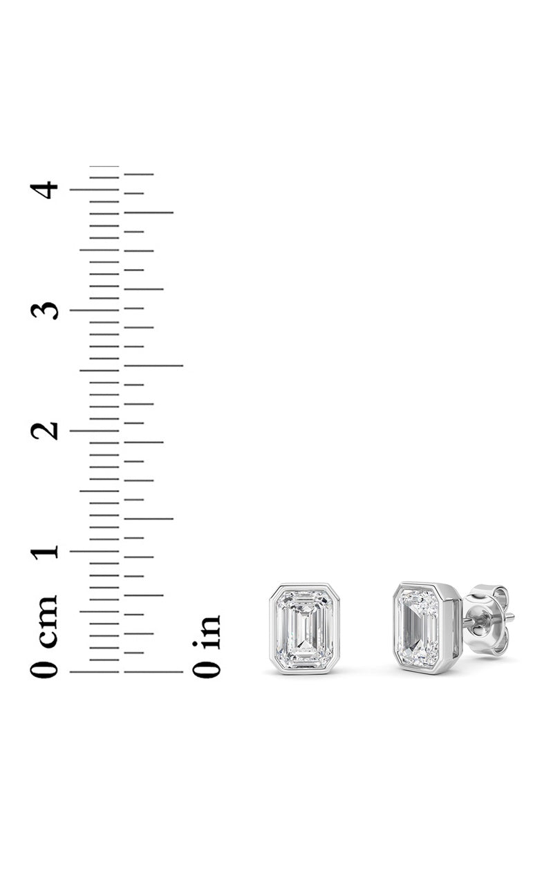 14K White Gold Earring KJ40039E.EM-2-21F