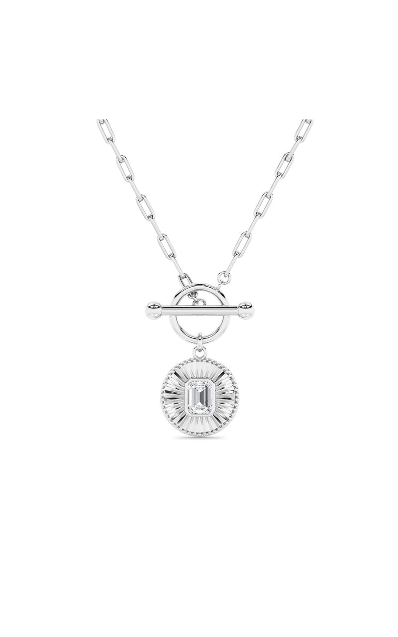 14K White Gold Necklace KJ03159N.EM-1-21F