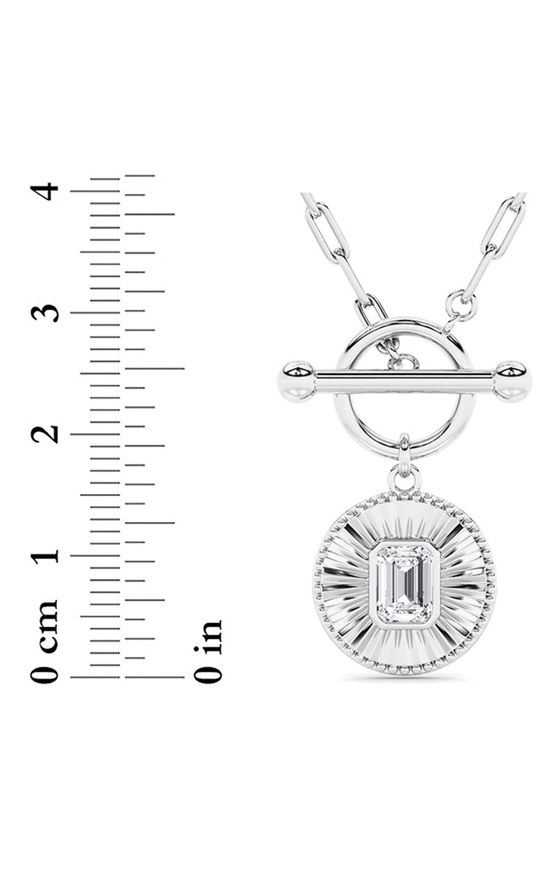 14K White Gold Necklace KJ03159N.EM-1-21F