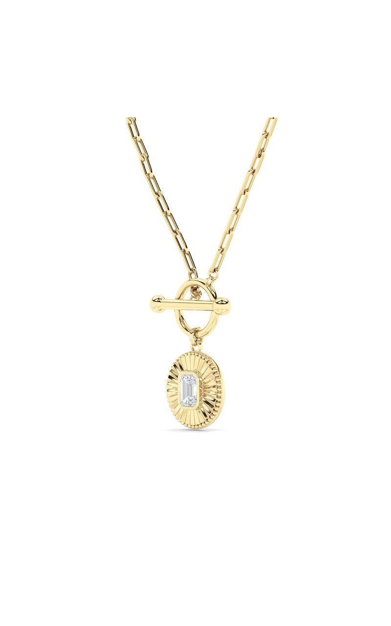14K White Gold Necklace KJ03159N.EM-1-21F