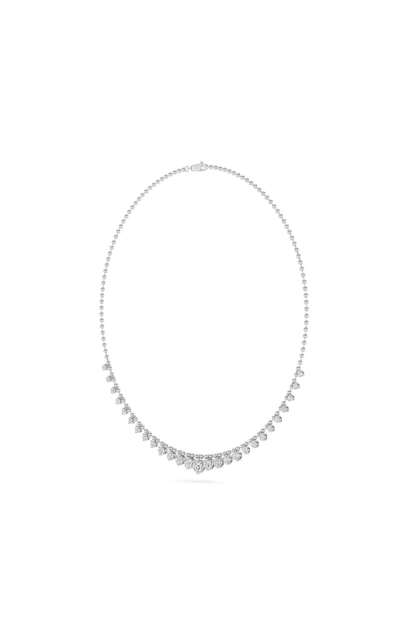 14K White Gold Necklace KJ03213N.RD-7-21F