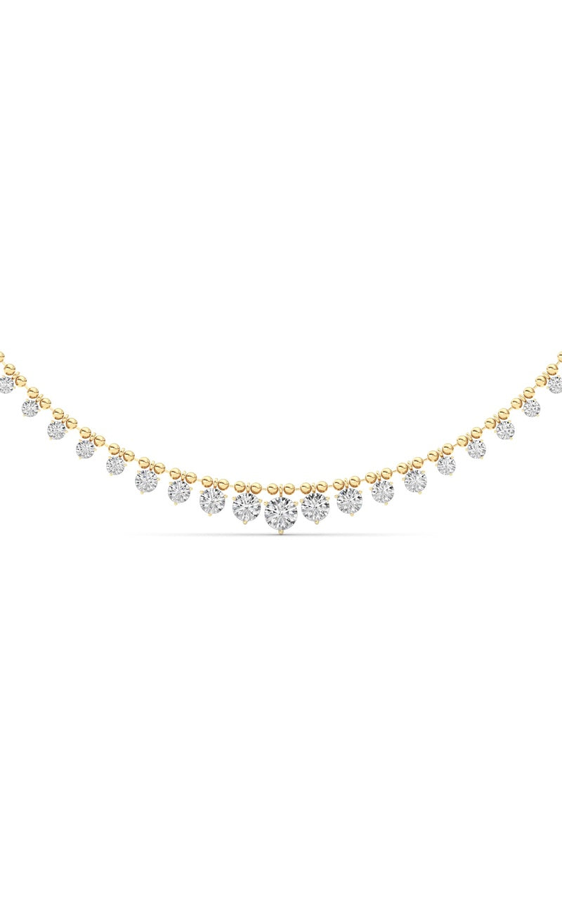 14K White Gold Necklace KJ03213N.RD-7-21F