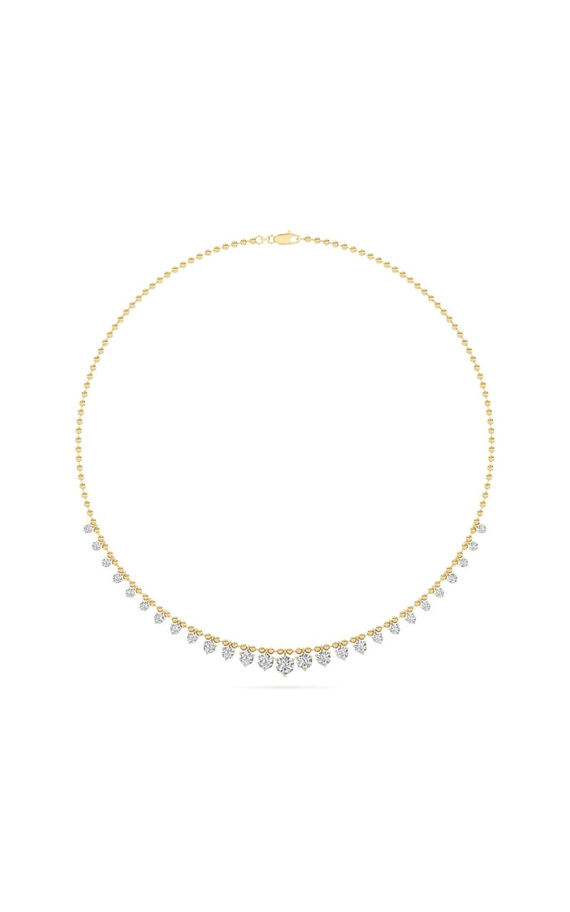 14K White Gold Necklace KJ03213N.RD-7-21F